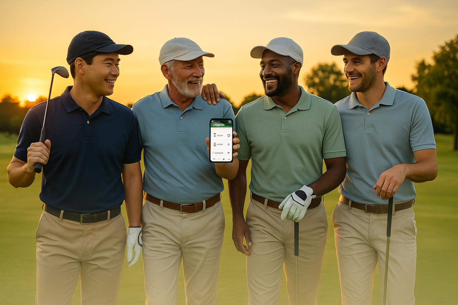 Golf course background